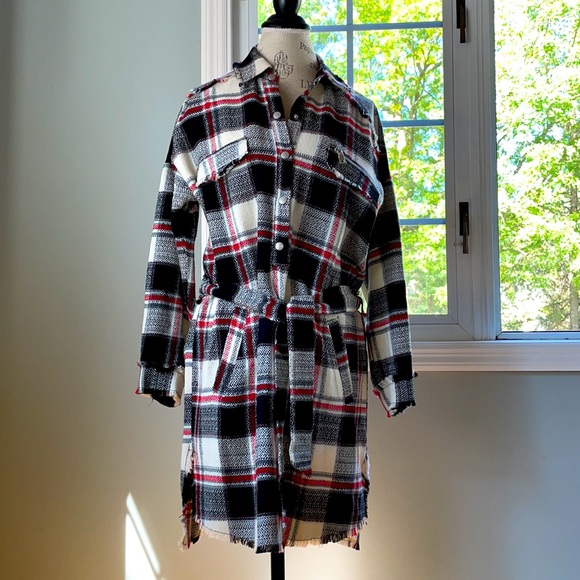 Zara Plaid mini/tunic NWOT - Picture 5 of 13
